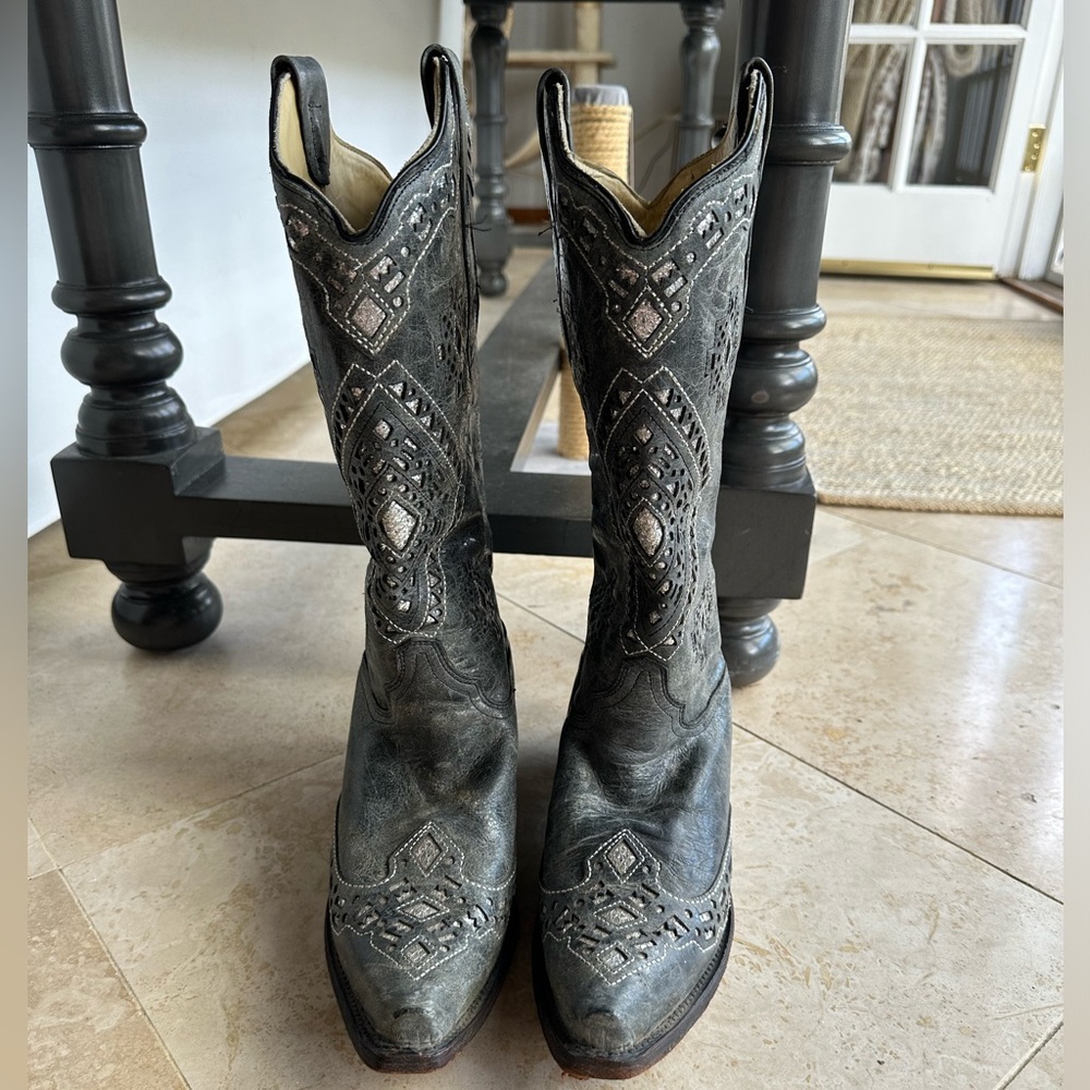 Women’s Corral Boots Glitter Inlay Cowboy Boot